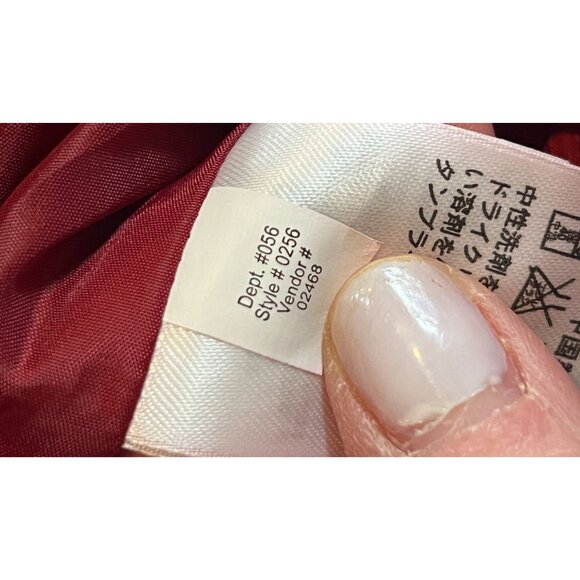 Eddie Bauer Womens XXL Insulated Premium Goose Down Quilted Vest Red GORP Winter - Picture 6 of 6